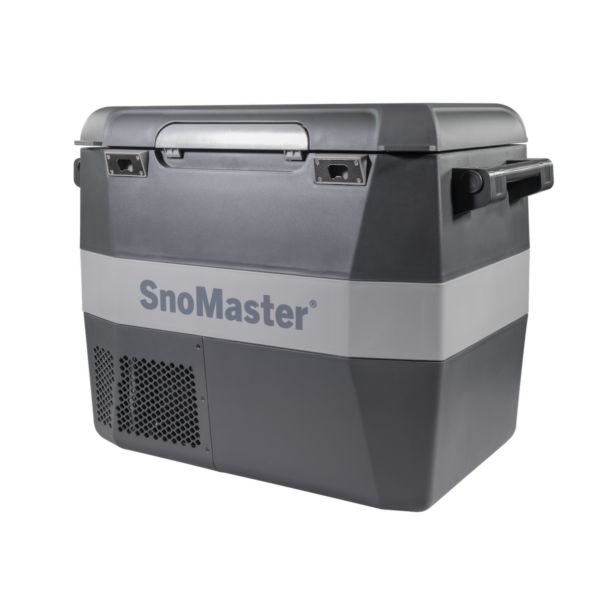 SnoMaster 54L Plastic Portable Fridge/Freezer DC With 220V Power Adapter Grey (SMLS-57)