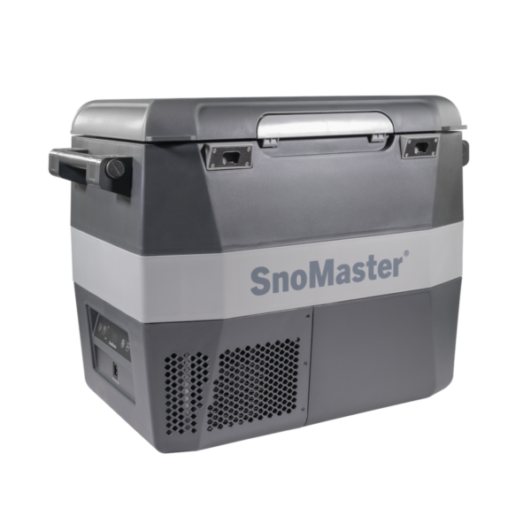 SnoMaster 54L Plastic Portable Fridge/Freezer DC With 220V Power Adapter Grey (SMLS-57)