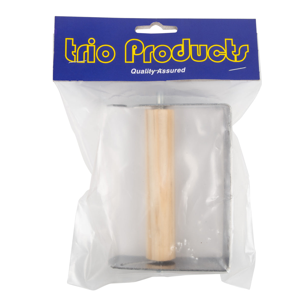 Toilet Roll Holder Stainless Steel Wooden Insert