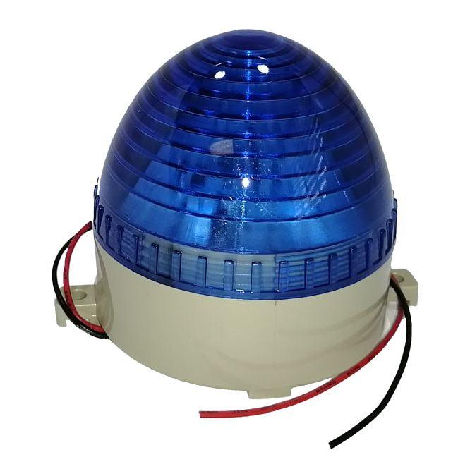 Strobe / Beacon Led Light 24 Vdc 2 W D=70mm Blue Scr Lte 3072 Dc24 S Bl F - Livestainable.co.za