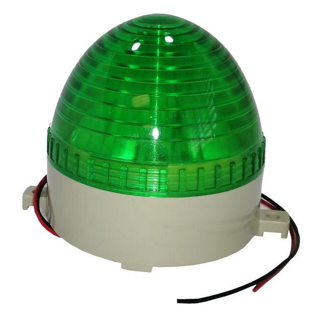 Strobe / Beacon Led Light 12 Vdc 2 W D=70mm Green Scr Lte 3072 Dc12 S G F - Livestainable.co.za