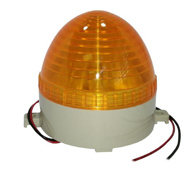 Strobe / Beacon Led Light 12 Vdc 2 W D=70mm Amber Scr Lte 3072 Dc12 S Yl F - Livestainable.co.za