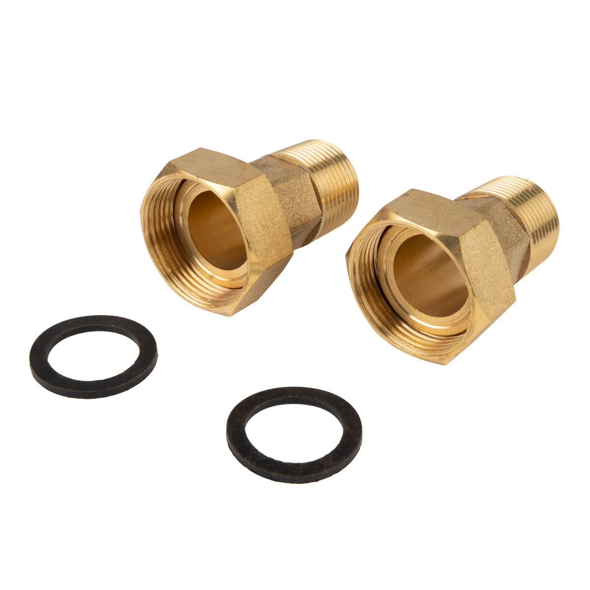 Water Meter Tail Pce Set 25 Mm + Nut & Washer (Br)