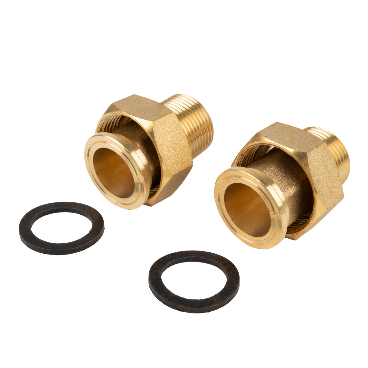 Water Meter Tail Pce Set 25 Mm + Nut & Washer (Br)