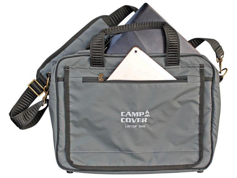 Camp Cover Laptop Briefcase Bag Ripstop Charcoal - Livestainable.co.za