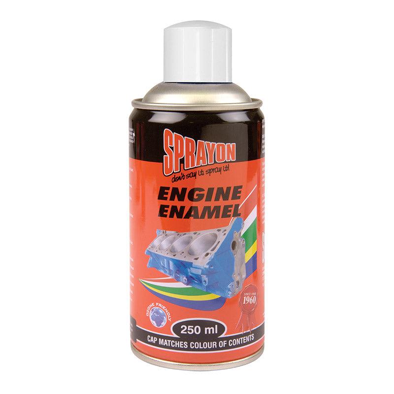 Sprayon Engine Enamel Spray White 250 Ml - Livestainable.co.za