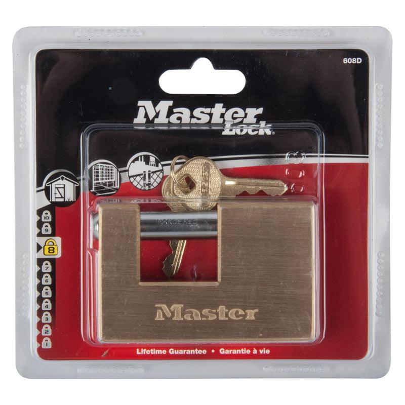 Mackie Insurance Lock Master Brass 85 Mm - Livestainable.co.za