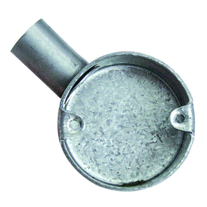 25mm 1 W Conduit Box Galvanised M181 25