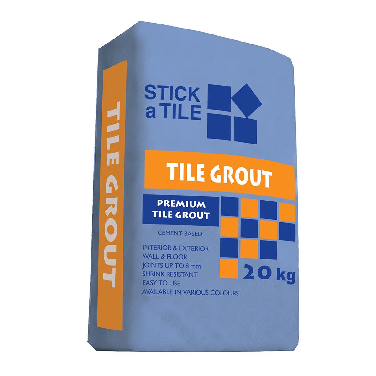 Stick A Tile Grout 20 Kg Dove Grey - Livestainable.co.za