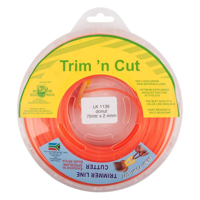 Trim N Cut Trimmer Line 2.4 Mm 70 M Sq Donut - Livestainable.co.za