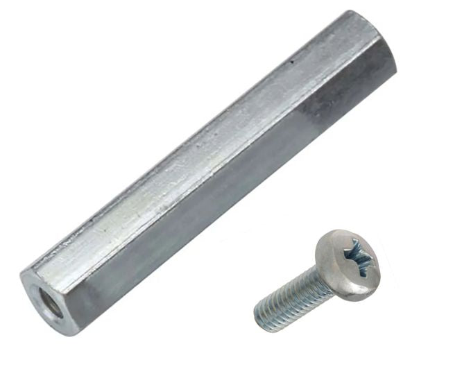 Nickel Metal Spacer Fem Fem M3x2 L=20mm Set Tba