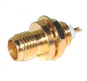 Sma Socket Bulkhead 8mm, Gold M5013 Z - Livestainable.co.za