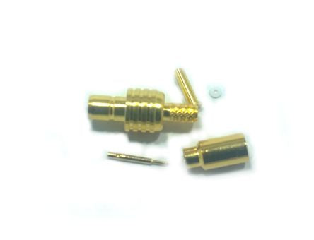 Smb Plug 3 Pc Crimp Rg174, Gold M5151 Q