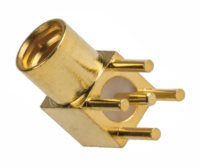 Mmcx Socket(micro) R/A Pcb, Gold Mmcx Ke