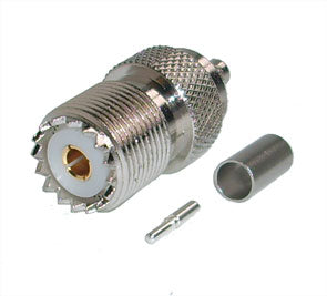 Uhf Socket Crimp Rg58 6mm M55259 L 6