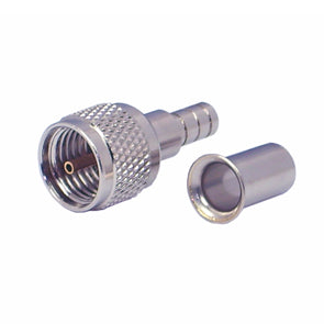 Uhf Plug(mini) Pl259 M Crimp & Solder 5mm M55301 L