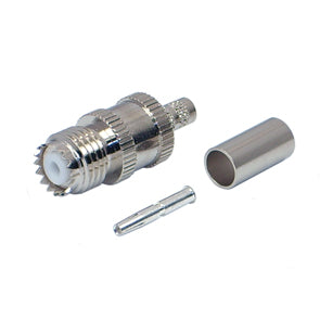 Uhf Socket(mini) Crimp 5mm Rg58 M55302 Tl