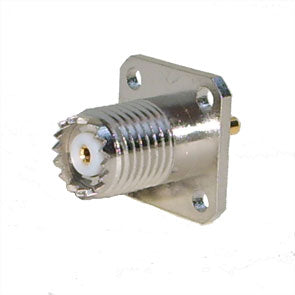 Uhf Socket(mini) So239 M P/M Squ Flange 4 Hole M55319