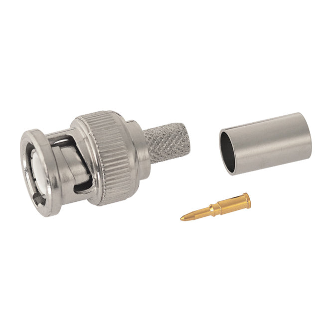 Bnc Plug Crimp In Line 3 Pieces 5mm/Rg58 Ch 7001 A