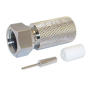 F Plug Twist & Pin In Line 10mm 3 Pc Rg213 M56260 J