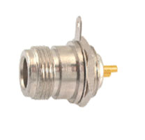 N Socket Bulkhead Solder Gold Pin M5706 T