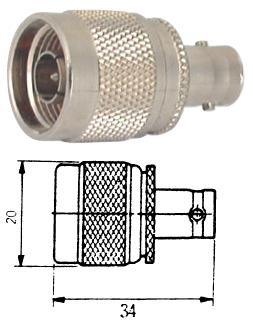 Adapter N Plug To Bnc Socket M5713 - Livestainable.co.za