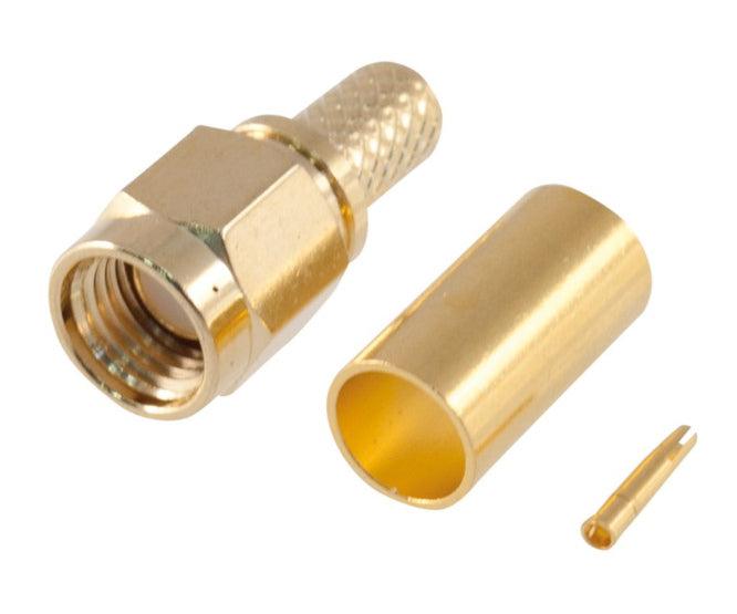 Sma Plug Reversed Gender 5mm Gold Plated M579600 L - Livestainable.co.za