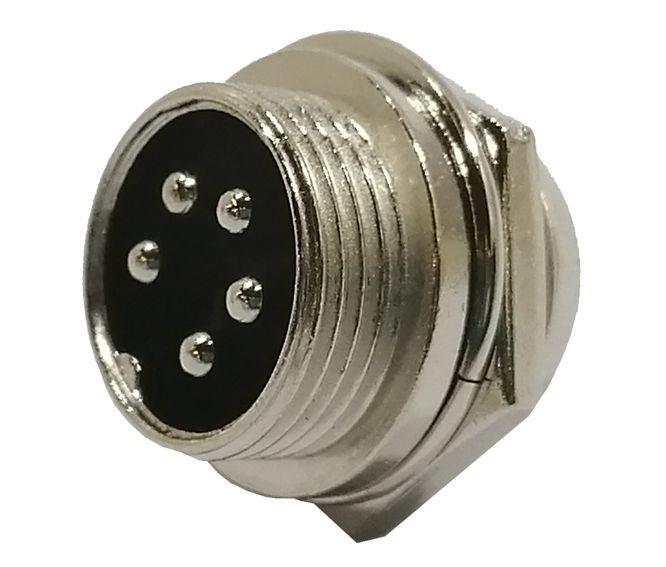 5 W 16mm P/M Mic Plug 5 A 125 V Aviation Connector M5902 D - Livestainable.co.za