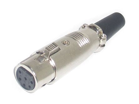 Socket In Line 6 Way Xlr M5909 F