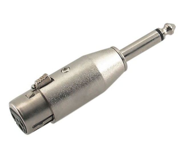 Adapter 6.3 Plug Mono Xlr 3 Way Socket M59210