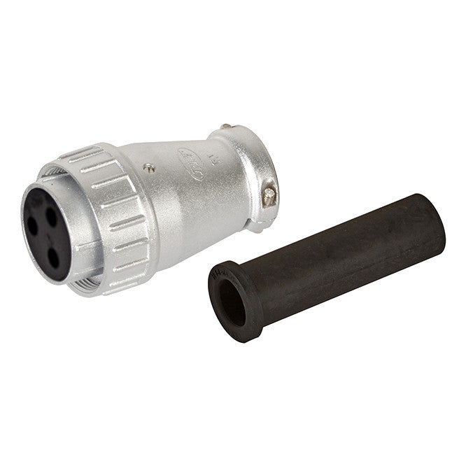 Circular Power Conn M22 3 W Socket In Line M595711 B