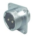 Circular Power Conn M22 2 W Plug Panel Mnt M595713 A