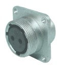 Circular Power Conn M22 4 W Socket Panel Mnt M595717 C