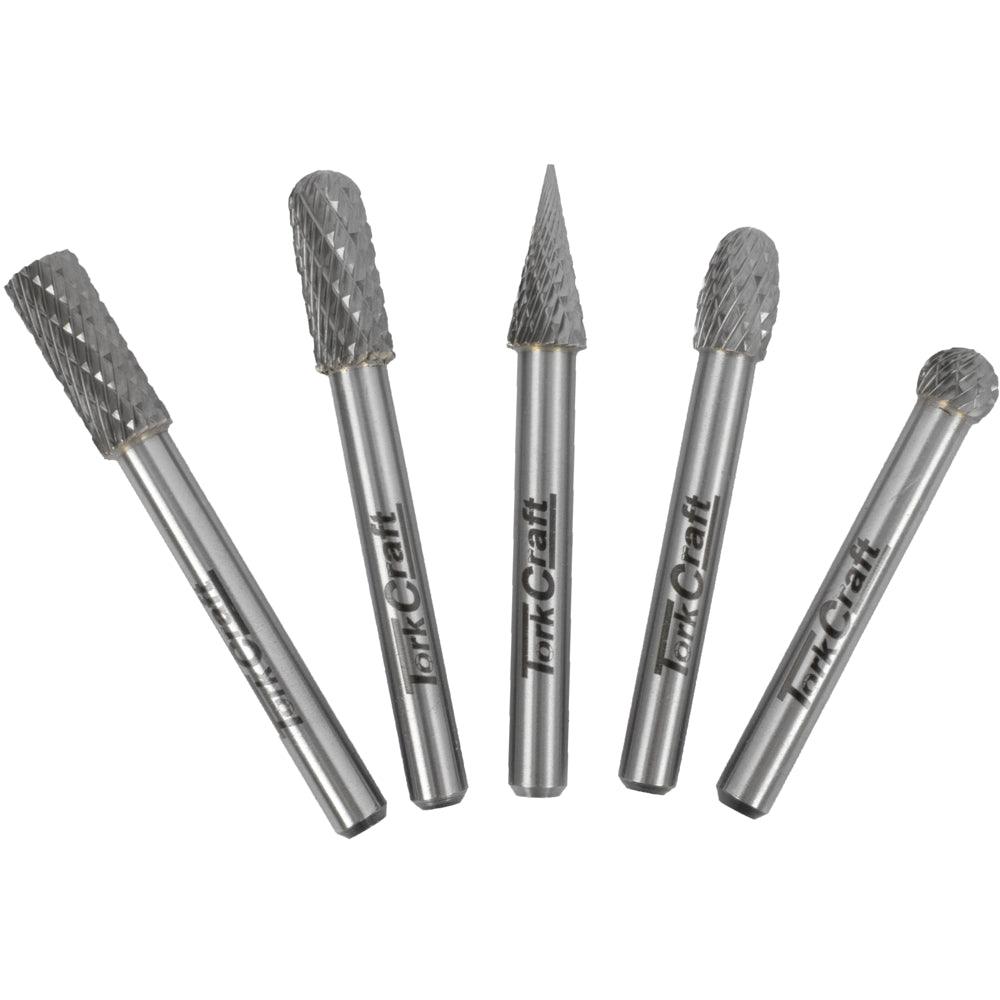 Rotary Burr Set 5 Pc Asstd 8 Mm Dia Tungsten - Livestainable.co.za