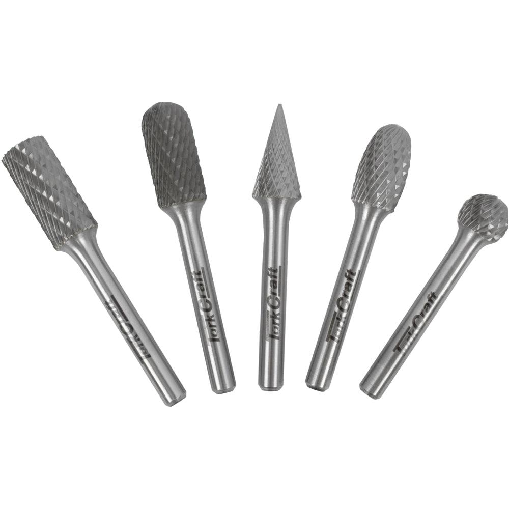 Rotary Burr Set 5 Pc Asstd 12 Mm Dia Tungsten - Livestainable.co.za