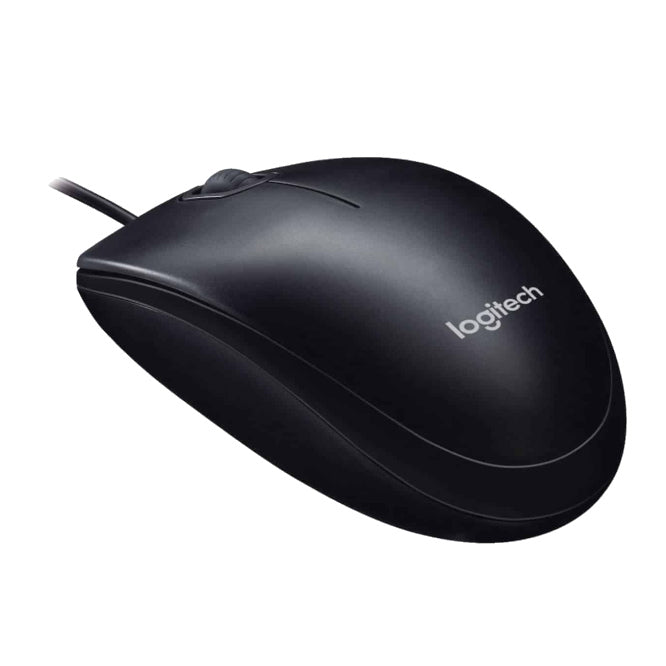 Desktop/Laptop Wired Mouse Black Usb Type A M90