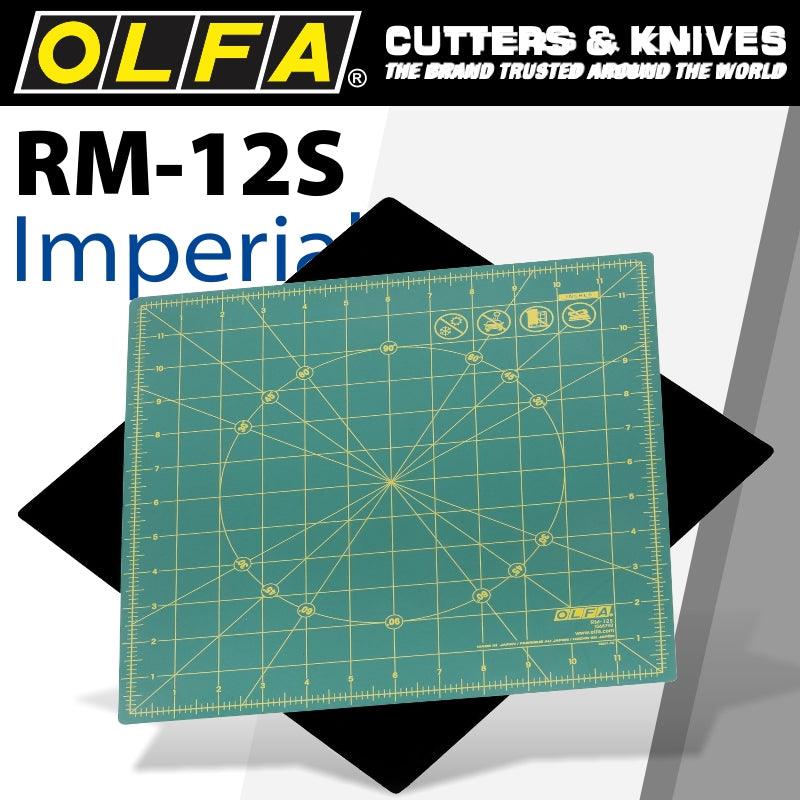 Olfa Rotating Mat Inches Grid 12 X 12 300 X 300mm - Livestainable.co.za