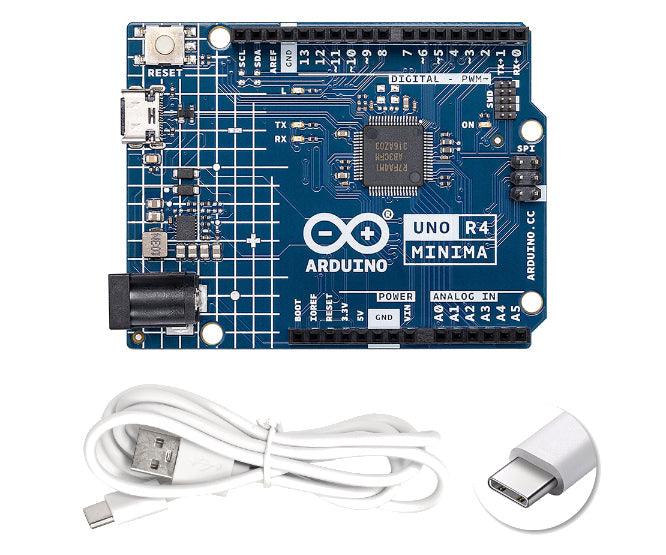 Arduino Uno R4 Minima Board With Usb C Cable 70x50mm Mb0120 - Livestainable.co.za