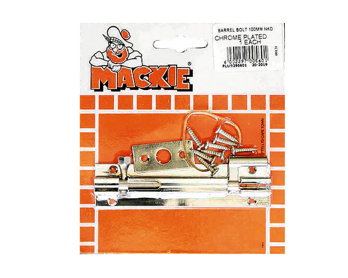 Mackie Barrel Bolt 100 Mm Cp Necked