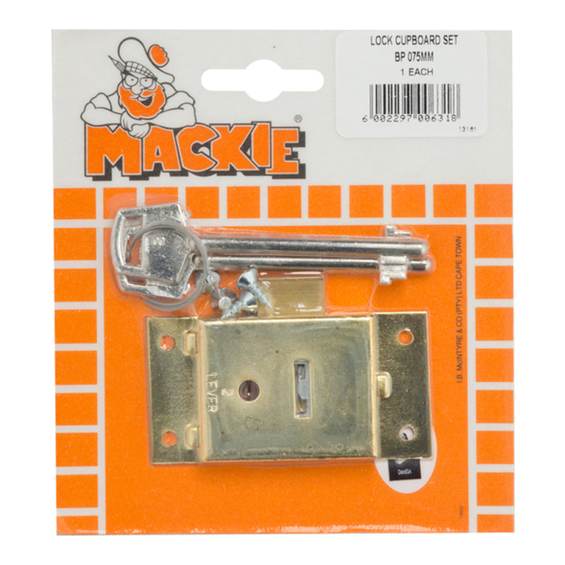 Mackie Lock Cupboard 75 Mm Bs 2 L 2 Key