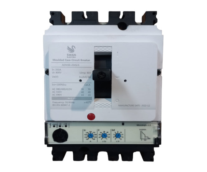 Mccb Adjust 100 A 3 P From 40 100 A Mccb Adm3 E 250 S/100