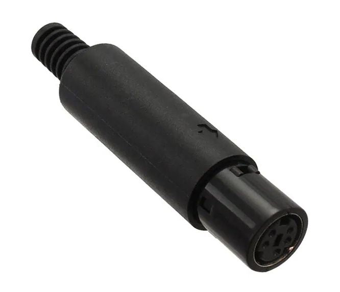 Conn Rcpt Fmale Mini Din 5 P Sldr 12005 05 A