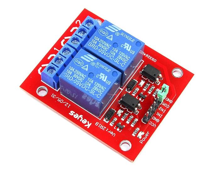 2 Ch Relay Board 5 V Coil, 10 A@220 Vac Md0002 5 Vdc - Livestainable.co.za