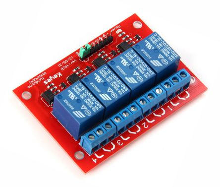 Quad 5 V Coil 10 A Relay Board Md0007 5 Vdc