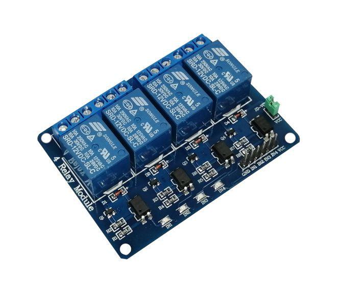 4 Channels Relay Pcb Module 12 V Coils Md0010 12 Vdc - Livestainable.co.za