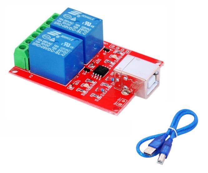 2 Ch Spdt Relay 5 V Coil Usb Drive Md0163 5 Vdc - Livestainable.co.za