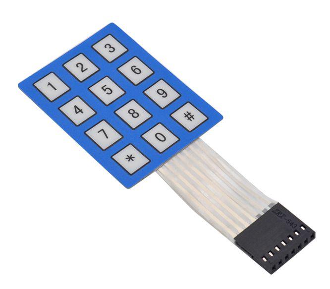 3 X4 12 Key Keyboard / Keypad 100x40x4mm Md0432 - Livestainable.co.za