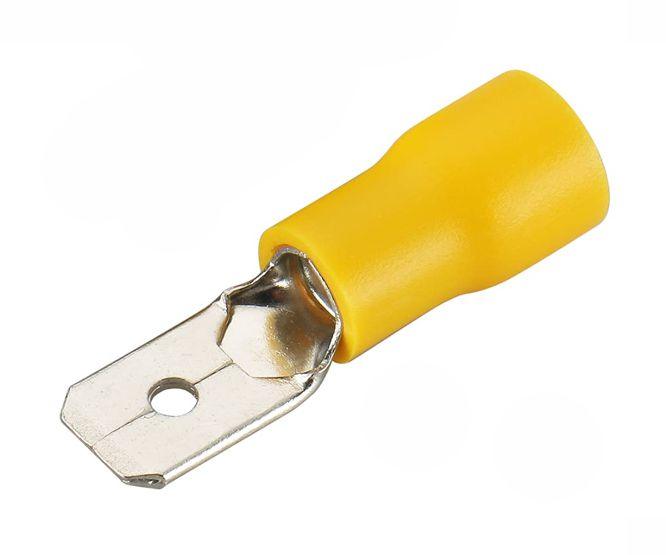 Terminal Pre Ins Yellow 6.3mm Male Mdd 5.5 250 - Livestainable.co.za