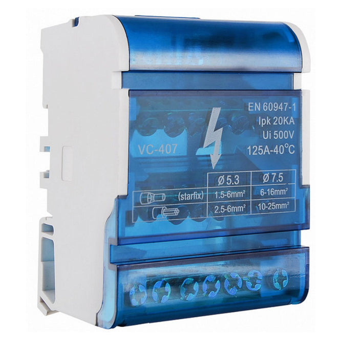 Modular Distribution Block 4 Bar 125 A Mdb Vc 407