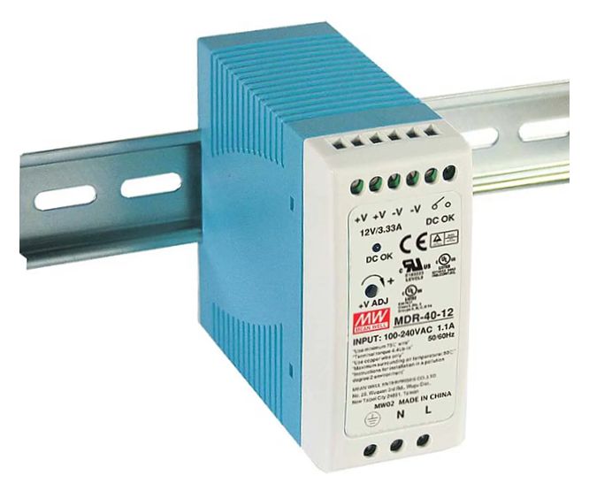 Power Supply D/R I=220 O=48 V 0 A83 40 W Mdr 40 48